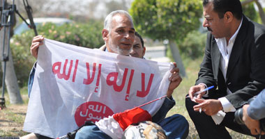 متظاهرو مدينة الإنتاج الإعلامى