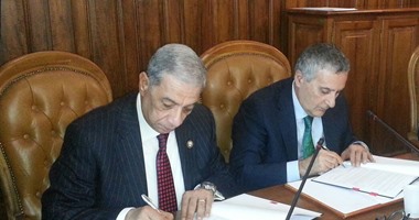 توقيع البروتوكول بين مصر وإيطاليا