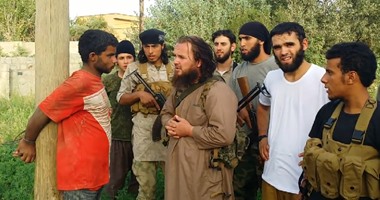 عناصر من تنظيم داعش الإرهابى