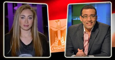 الكاتب الصحفى خالد صلاح والإعلامية ريهام سعيد