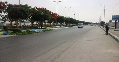 استكمال الطريق الدائرى لمدينة موط بالوادى الجديد بتكلفة 7 ملايين جنيه  