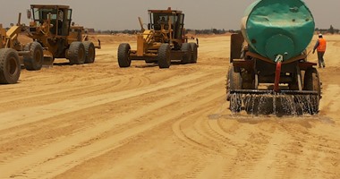 المعدات تبدأ تنفيذ مشروع محور 30 يونيو