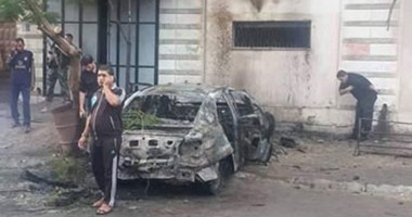 بالصور.. انفجار 5 سيارات لناشطين فى حركتى حماس والجهاد الإسلامى بغزة  اليوم السابع