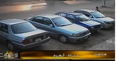 وائل الإبراشى يعرض فيديو لسرقة سيارة بالهرم فى وضح النهار  اليوم السابع