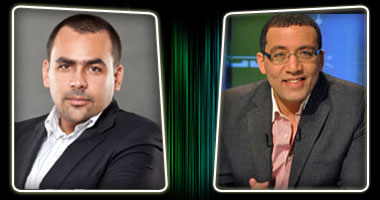 الكاتب الصحفى خالد صلاح والإعلامى يوسف الحسينى