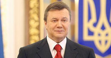 الرئيس الأوكرانى فيكتور يانكوفيتش<br>
