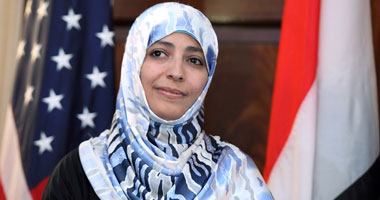 الناشطة اليمنية توكل كرمان الحائزة على جائزة نوبل للسلام 2011