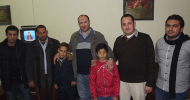 الفل مروان مع أسرته