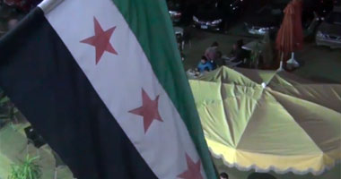 جانب من المظاهر السورية بأكتوبر