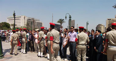 القوات المسلحة أثناء تقديمها العرض العسكرى