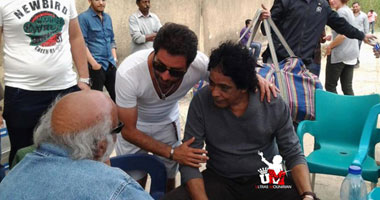 الفنان محمد منير من كواليس الكليب