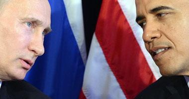 الرئيسان الأمريكى باراك أوباما والروسى فلاديمير بوتين 