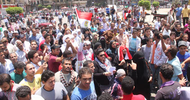 جانب من الاحتجاجات بميدان التحرير
