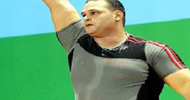 محمد إحسان لاعب المنتخب الوطنى لرفع الأثقال