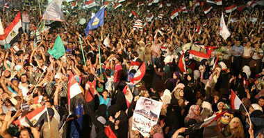 تظاهر مؤيدو مرسى – صورة أرشيفية