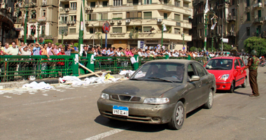 انتظام حركة المرور فى الميدان - صورة أرشيفية