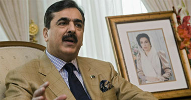 رئيس الوزراء الباكستانى يوسف رضا جيلانى