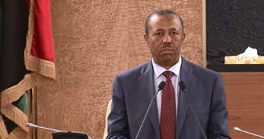 رئيس الحكومة الليبية المؤقتة عبد الله الثنى