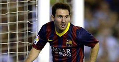 ليونيل ميسى لاعب برشلونة الإسبانى