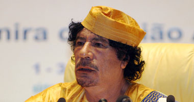 الرئيس الليبى السابق معمر القذافى