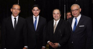 بالصور.. أحمد أبو هشيمة ومحمد الأمين ووليد العيسوى يصلون حفل "بروموميديا"