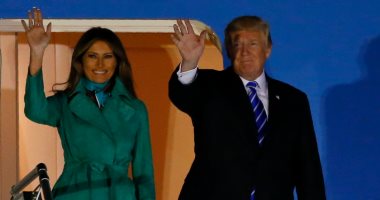 بالصور.. الرئيس الأمريكى وزوجته يصلان "وارسو" فى مستهل جولة أوروبية