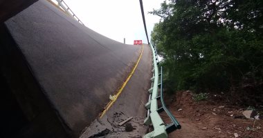 بالصور.. انهيار جسر "إكستلالتيبك" بعد زلزالين جديدين فى المكسيك