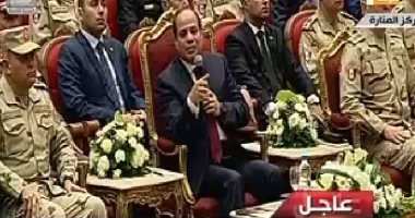 فيديو.. الرئيس السيسي: مستعد ألبس الأفرول وأنزل أقاتل جنب أبطالنا علشان تحيا مصر
