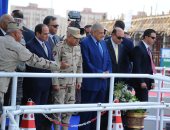 السيسي: عملية التنمية فى سيناء ستتحقق.. والقوات المسلحة ستضع حدا للإرهاب (صور)