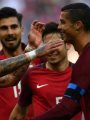رونالدو والفرحة مع منتخب البرتغال رونالدو والفرحة مع منتخب البرتغال