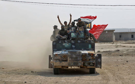 قوات البيشمركة على بعد 5 أميال من الموصل