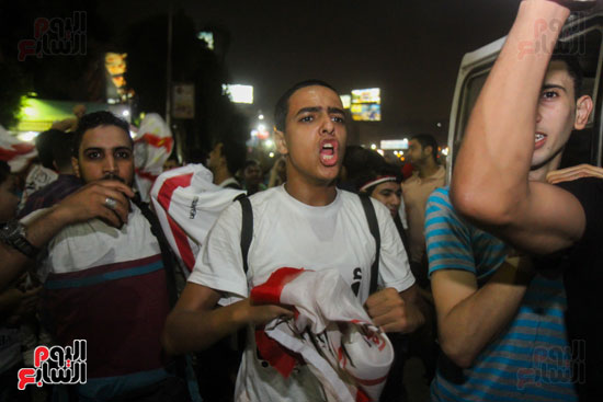 فرحة جماهير الزمالك بالهدف (3)