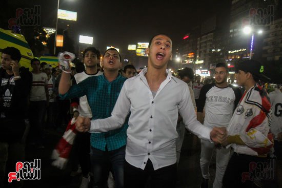 فرحة جماهير الزمالك بالهدف (6)