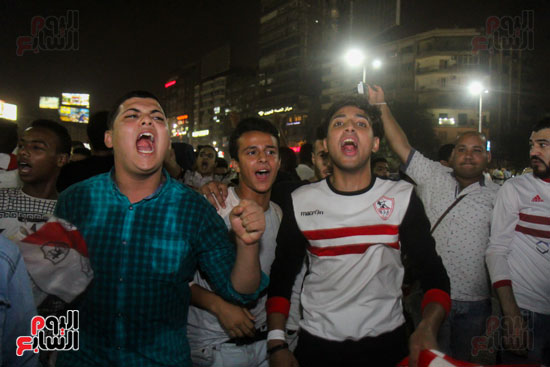 فرحة جماهير الزمالك بالهدف (5)