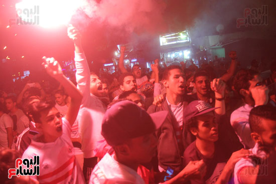 فرحة جماهير الزمالك بالهدف (19)