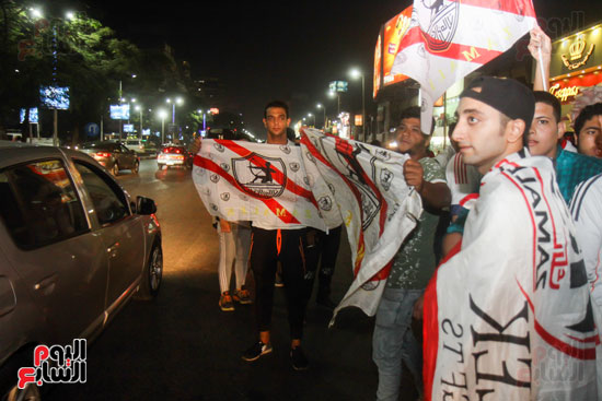 فرحة جماهير الزمالك بالهدف (12)