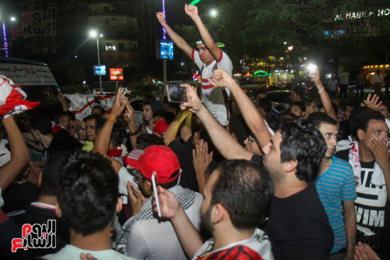 فرحة جماهير الزمالك بالهدف (10)