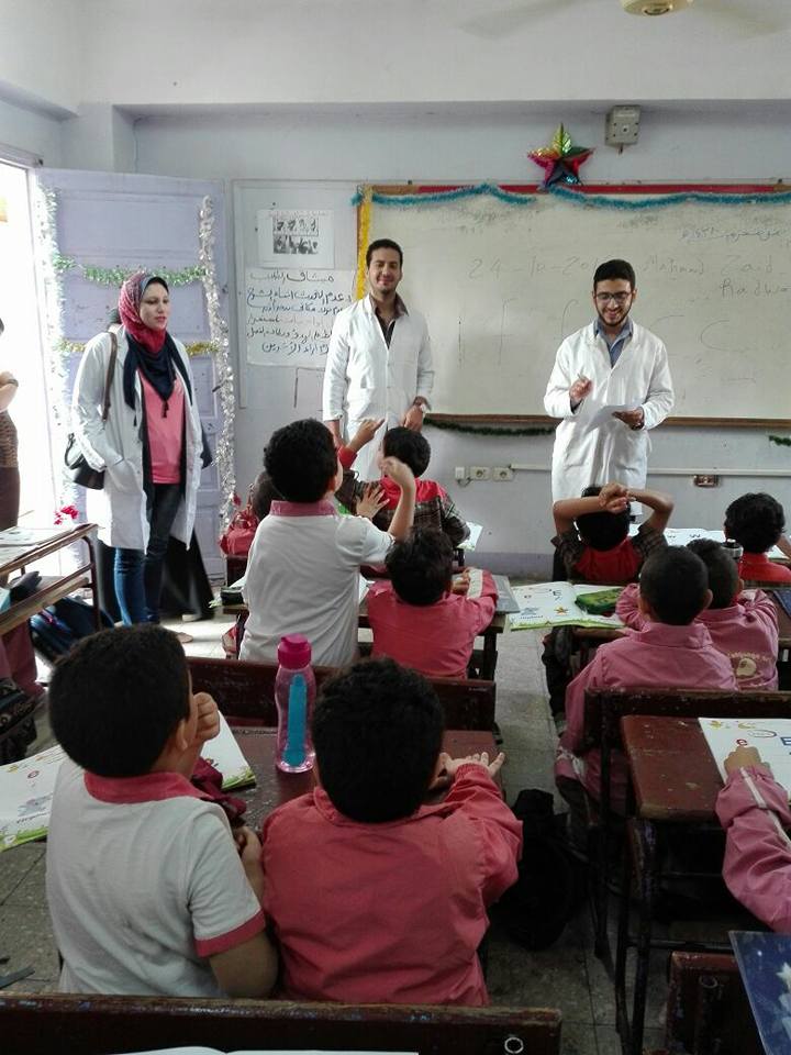 صحة بنى سويف تنظم حملات على المدارس