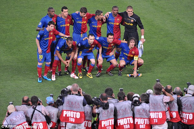 فريق برشلونة 2009