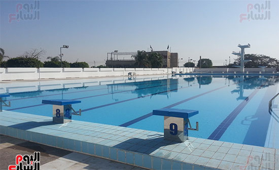 الحمام الأولمبى إحدى قلاع مدينة بنى سويف الرياضية