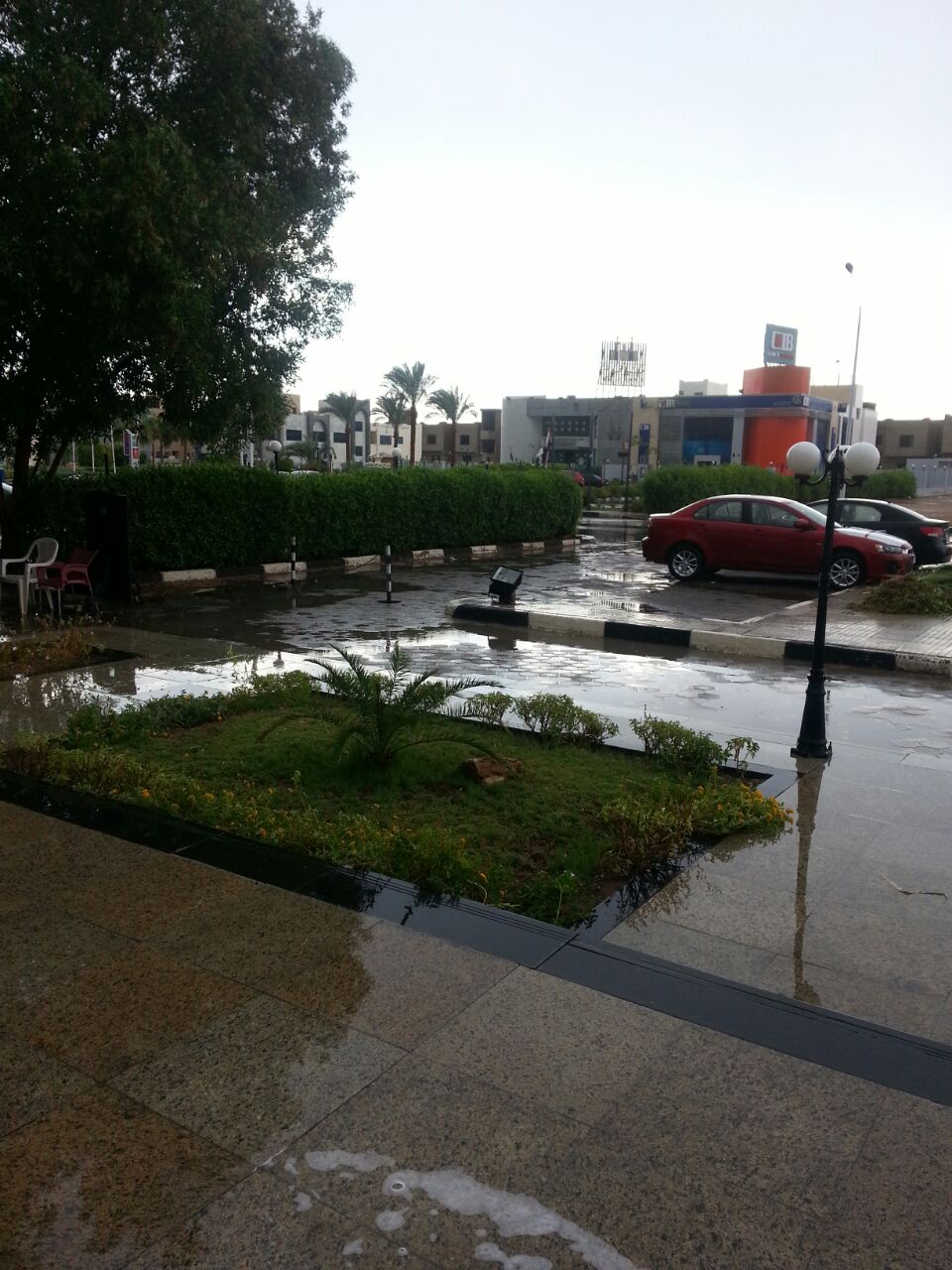 الأمطار بشوارع شرم الشيخ