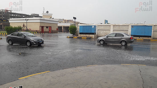   الأمطار تغرق شوارع الغردقة
