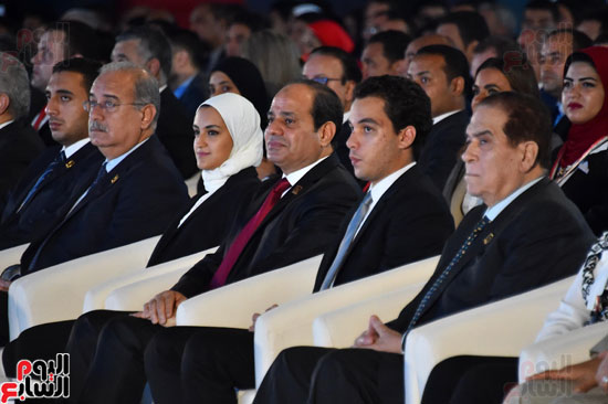 الرئيس-عبد-الفتاح-السيسى،-فى-كلمته-بالجلسة-الختامية-للمؤتمر-الوطنى-الأول-للشباب-(2)