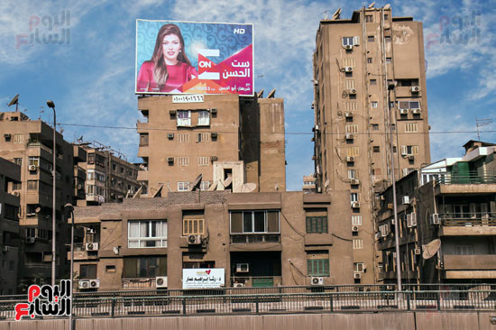 لافتات دعاية لبرنامج ست الحسن للإعلامية شريهان أبو الحسن بشوارع مصر