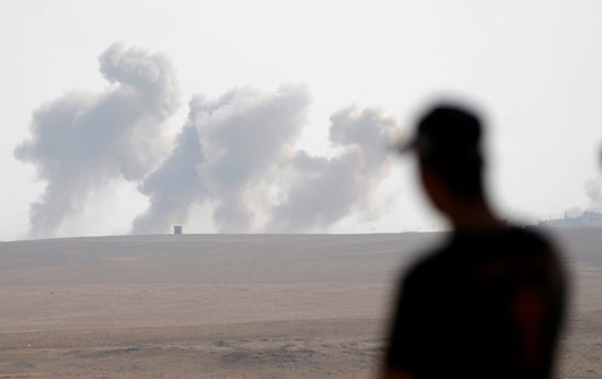  التحالف الدولى ينفذ 16 ضربة جوية ضد تنظيم داعش فى سوريا والعراق