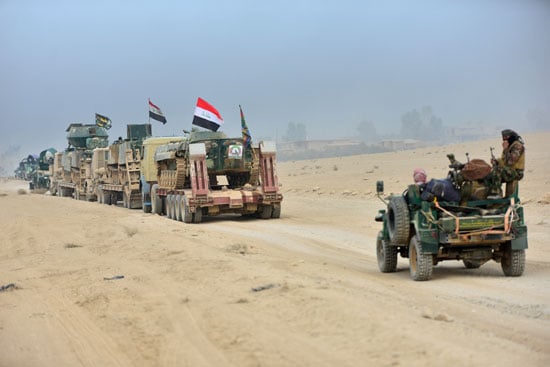 القوات العراقية تتوغل فى الموصل للمرة الأولى لتحريرها من داعش