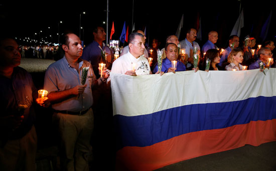 إحياء ذكرى وفاة ضحايا الطائرة الروسية بشرم الشيخ