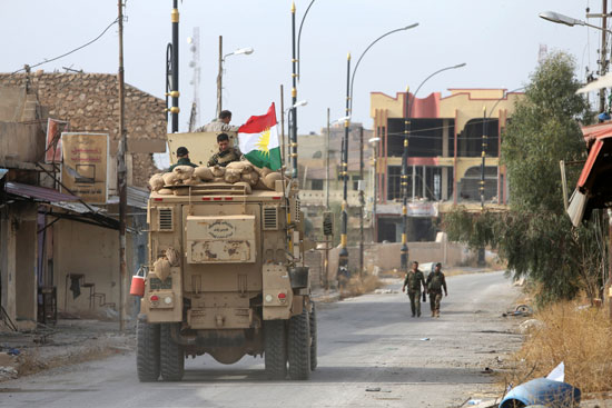 قوات البيشمركة العراقية تستعيد السيطرة على مدينة بعشيقة 