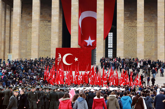  تركيا تحيى الذكرى الـ 78 لوفاة مؤسس الجمهورية مصطفى أتاتورك 