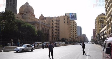 هدوء فى شوارع القاهرة هدوء فى شوارع القاهرة